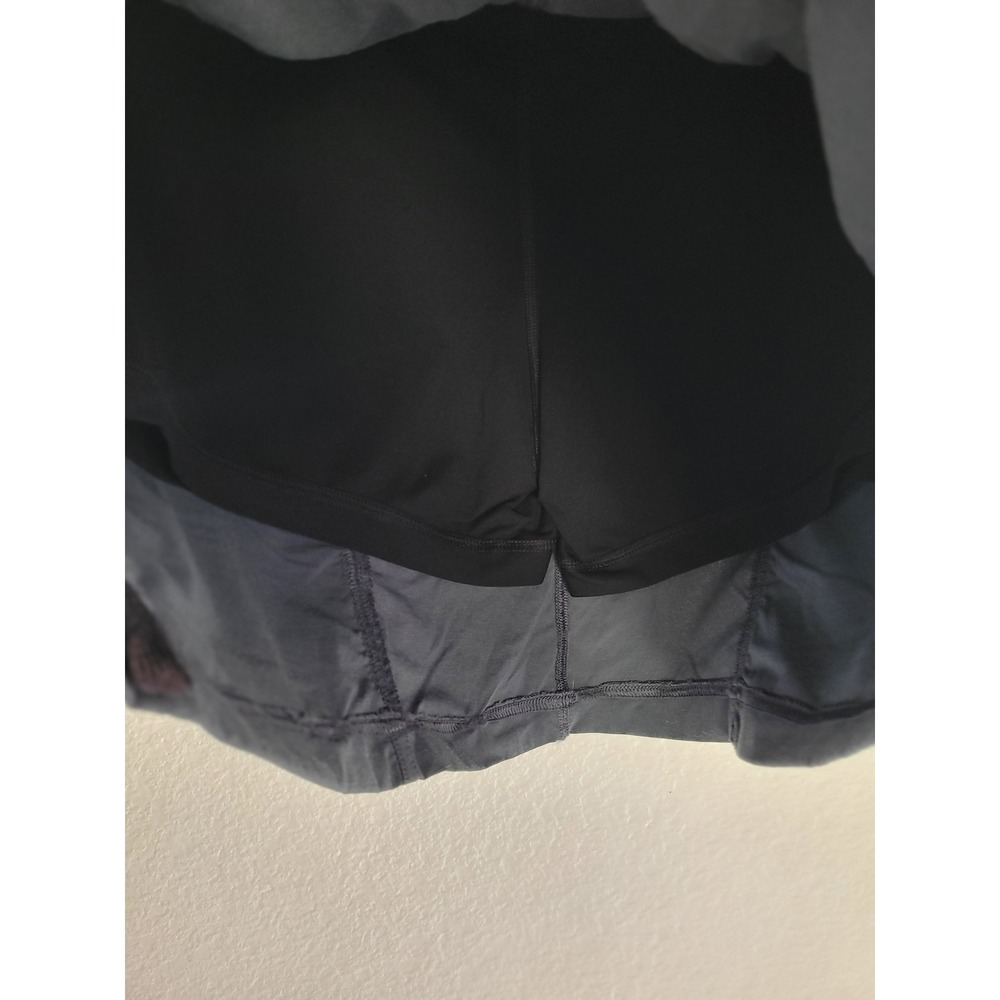 Prana Halle Skort II Charcoal Gray Athletic Hiking Skirt Built-in Shorts M #16 - Picture 6 of 9